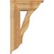 Ekena Millwork Funston Traditional Rough Sawn Bracket w/ Offset Brace, Western Red Cedar, 8"W x 20"D x 32"H BKT0806X20X32FST01RWR - alternate 3